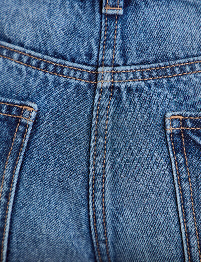 Bermuda regular 5 poches en jean denim double stone femme