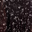 Robe &eacute;vas&eacute;e col v noir femme