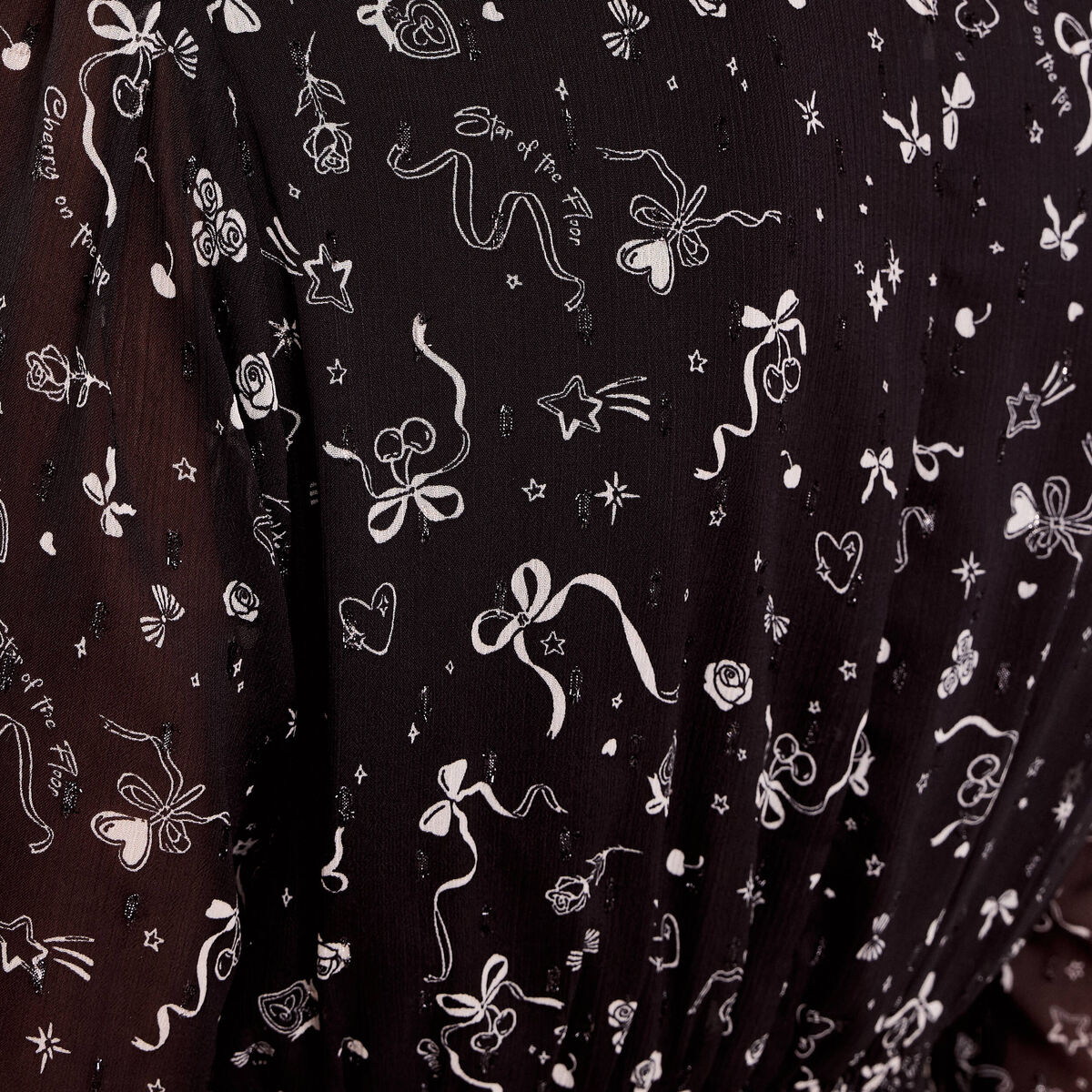 Robe &eacute;vas&eacute;e col v noir femme
