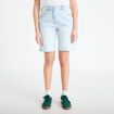 Bermuda large en jean denim bleach femme