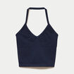 Haut bleu marine femme