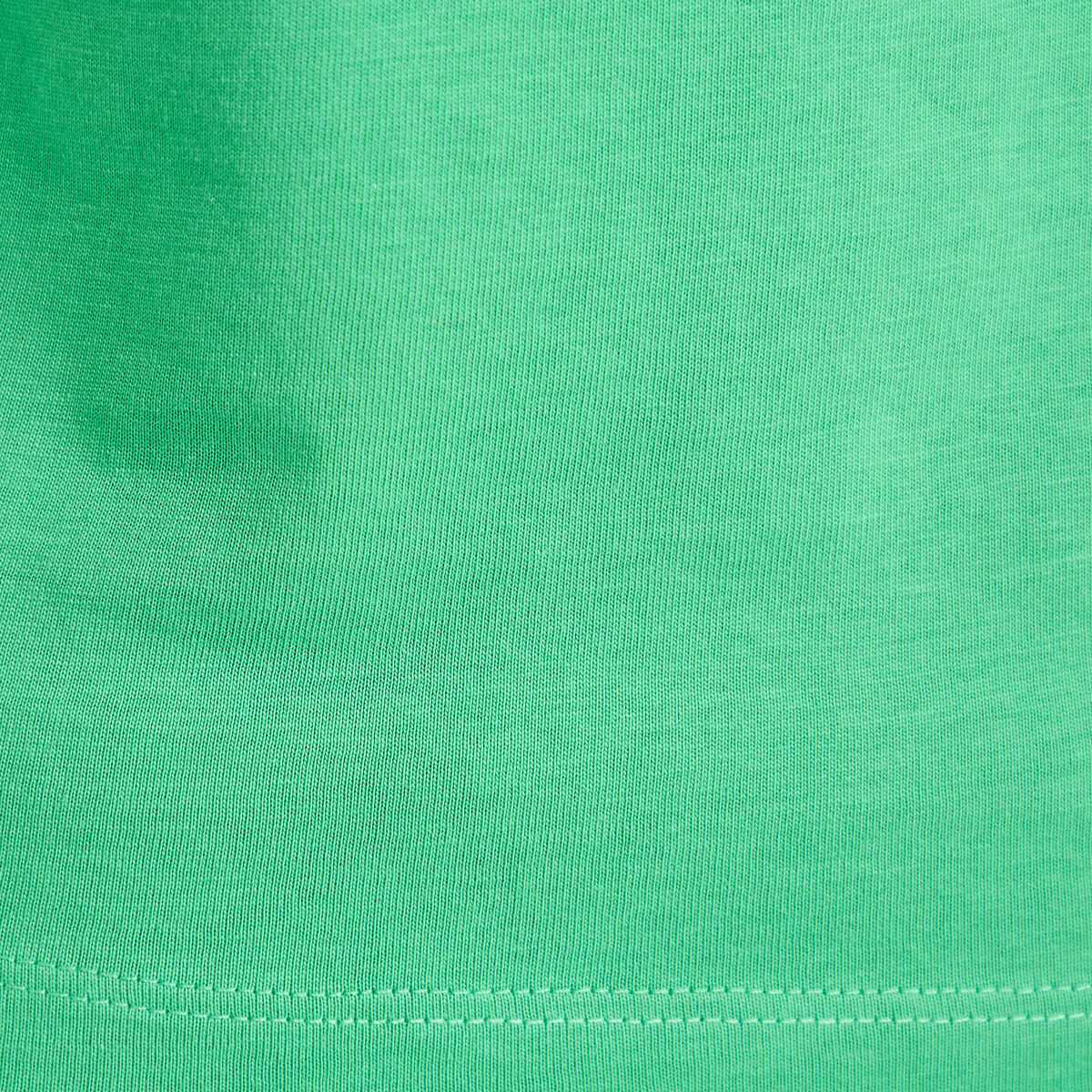 T-shirt col v manches courtes vert femme