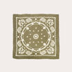 Foulard vert kaki femme