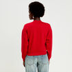 Veste manches longues rouge femme