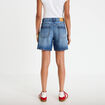 Bermuda regular 5 poches en jean denim double stone femme