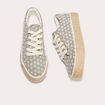 Espadrilles plates beige femme