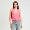 D&eacute;bardeur cintr&eacute; rose femme