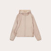 Parka r&eacute;versible &agrave; capuche beige femme