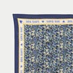 Foulard satin&eacute; soyeux bleu electrique femme