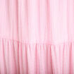 Jupe longue trap&egrave;ze rose clair femme
