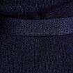 Robe pull ajust&eacute;e manches longues bleu marine femme
