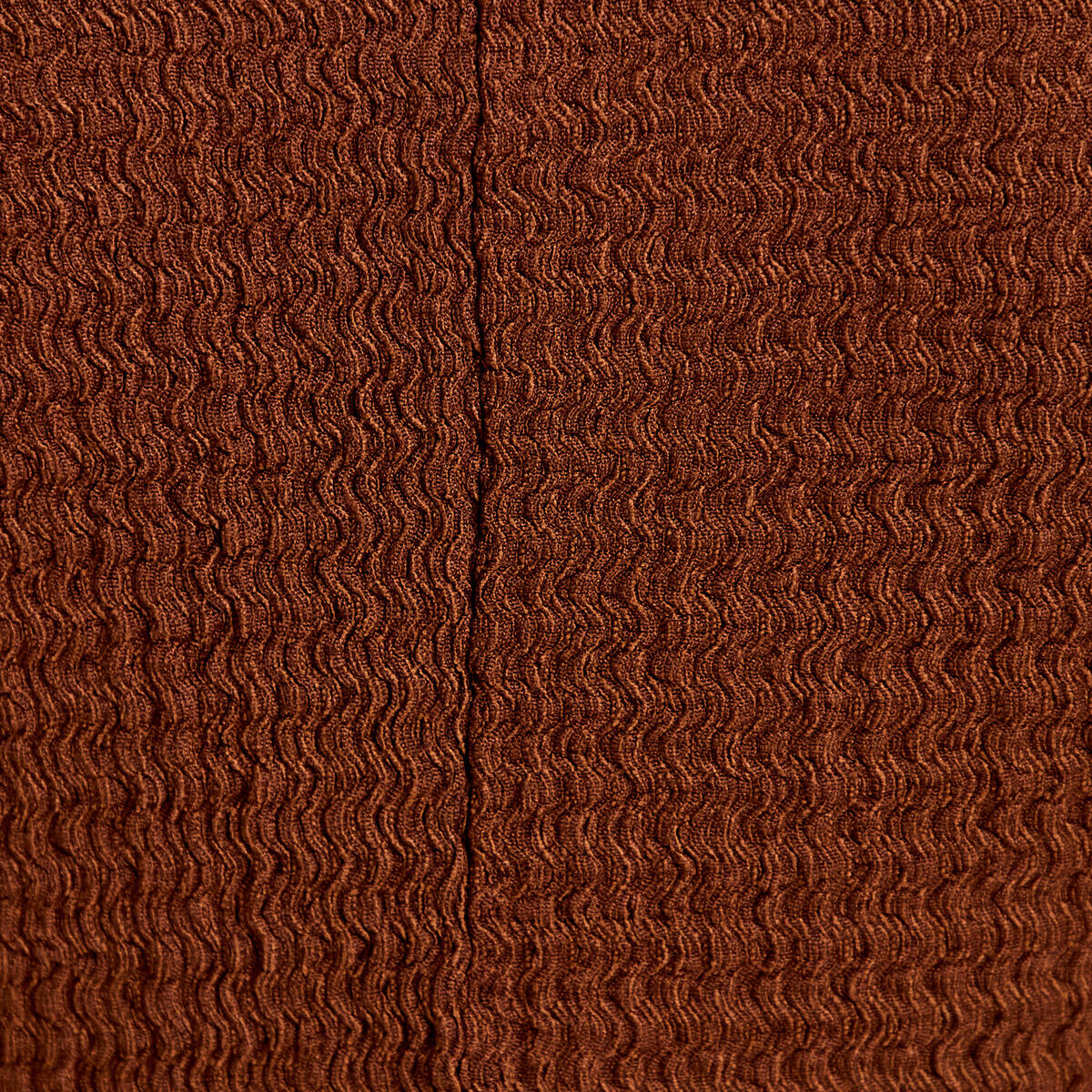 Robe midi droite sans manches en maille marron femme