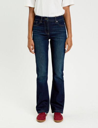 Jeans flare denim stone femme