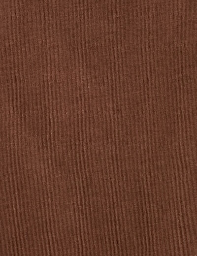 T-shirt oversize manches courtes marron fonc&eacute; femme