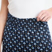 Jupe longue fluide noir femme
