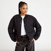 Veste matelass&eacute;e noir femme