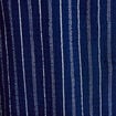 Blouse ample broderie manches 3/4 bleu femme