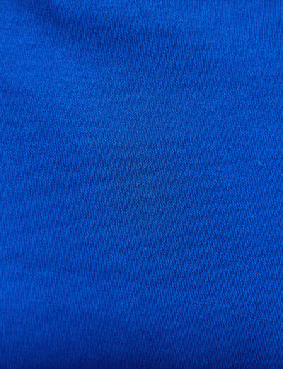 T-shirt col rond sans manches bleu electrique femme