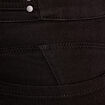 Jeans skinny push-up taille haute denim noir femme