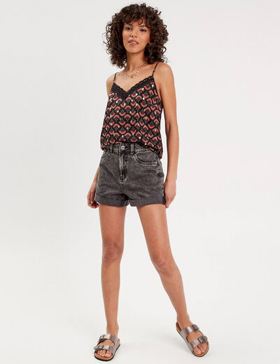 Débardeur Femme Bretelles Larges En Viscose/élasthanne - Top Basique Sans Manches Pour Quotidien Décontracté