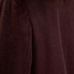 Caban col tailleur manches longues marron fonc&eacute; femme