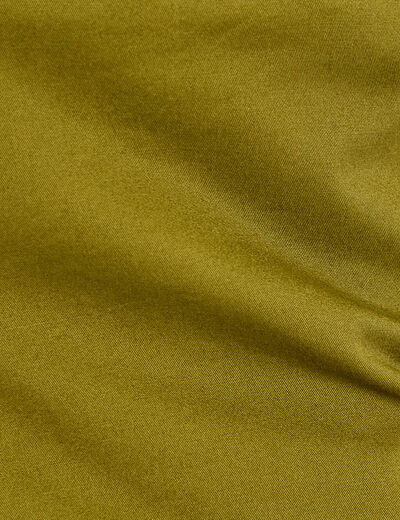 Pantalon chino 7/8&egrave;me vert kaki femme
