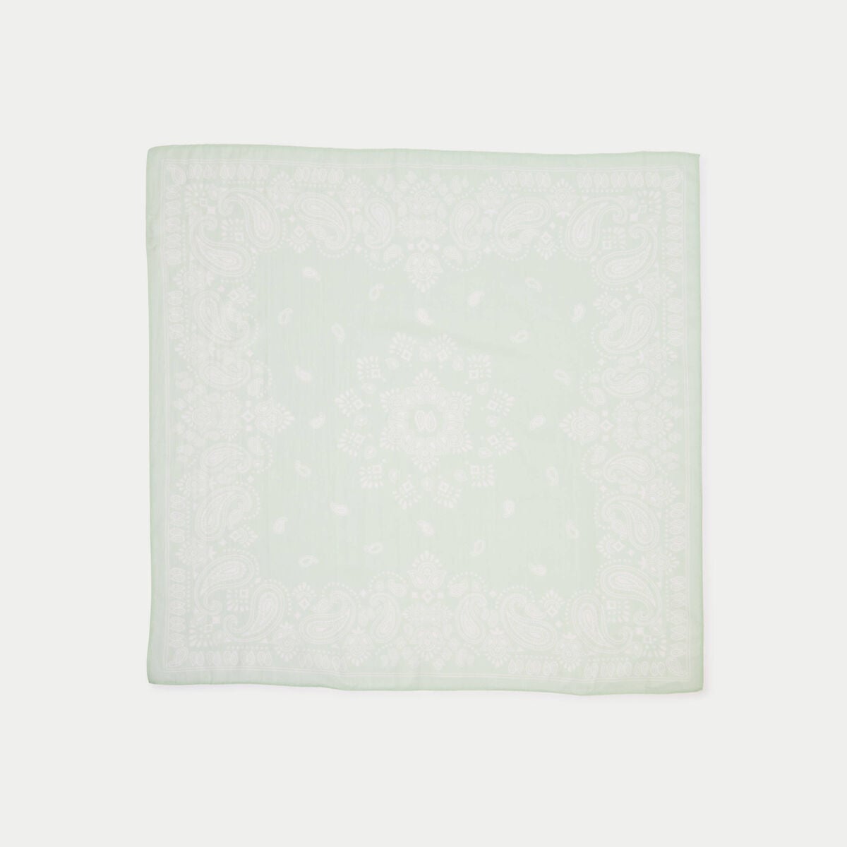 Foulard vert pastel femme