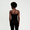 D&eacute;bardeur fausse fourrure noir femme