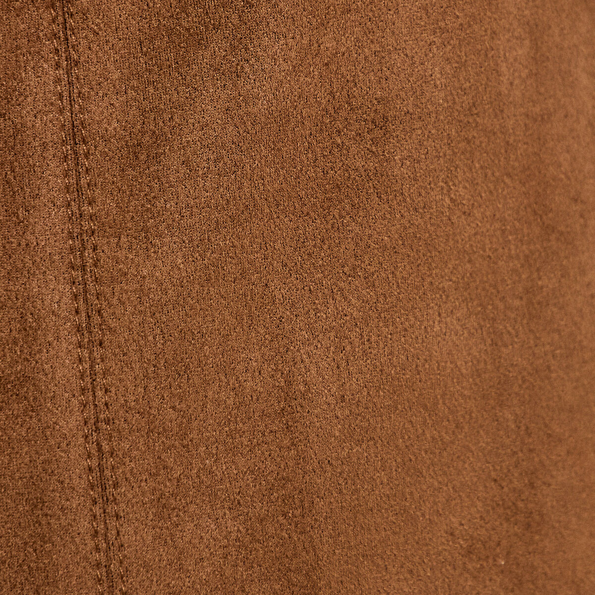 Robe courte &eacute;vas&eacute;e sans manches marron femme