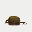 Sac similicuir vert kaki femme