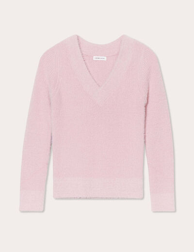 Pull Rose Pull femme : à col V, rond, ou roulé. Maille femme | Cache Cache