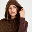 Cache-cou marron fonc&eacute; femme