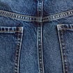 Jean droit taille standard bleu femme