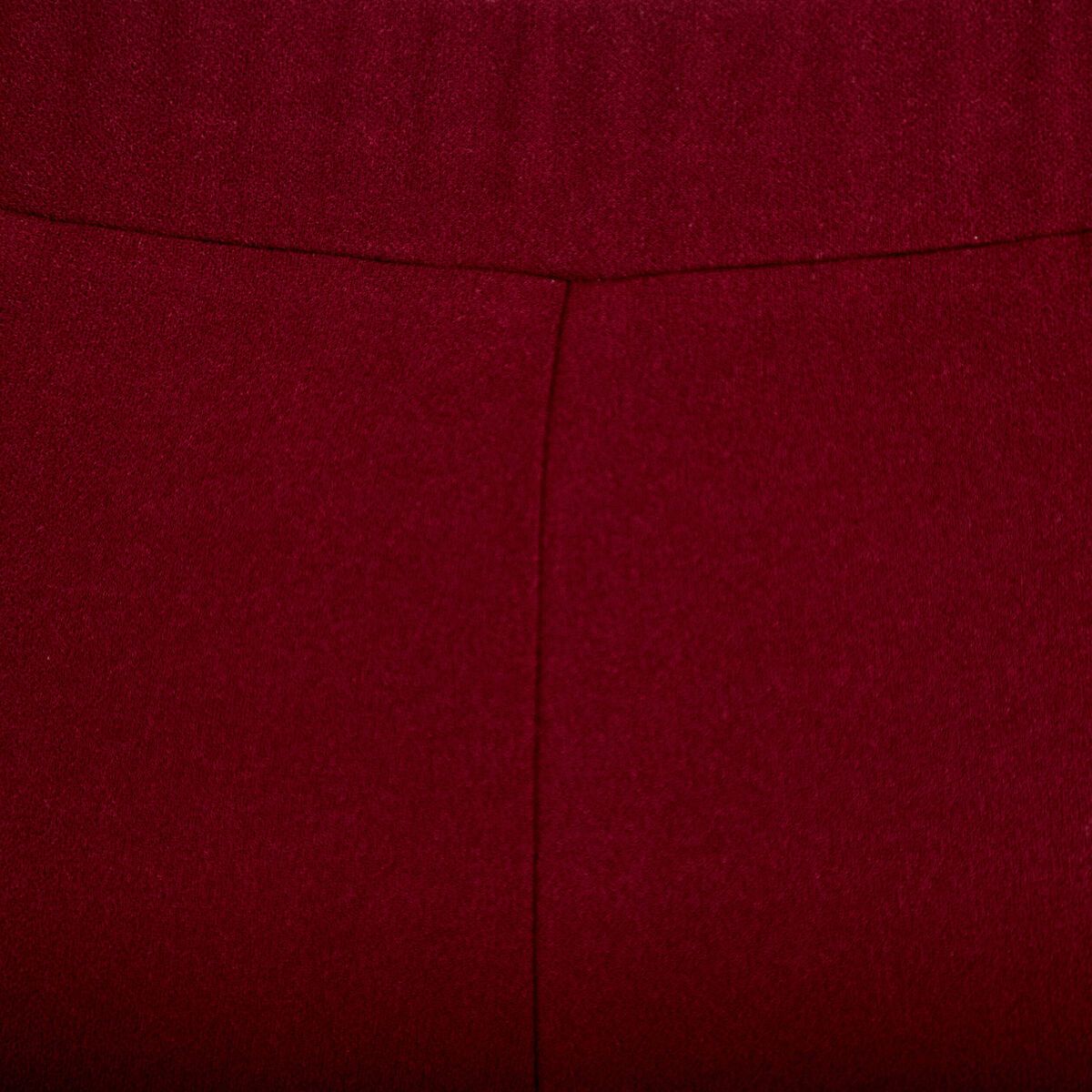 Pantalon large ceinture bijou bordeaux femme