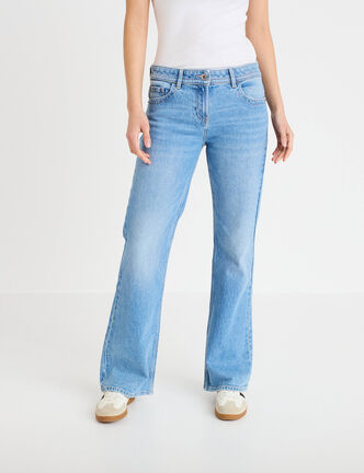 Jean bootcut taille basse denim triple stone femme