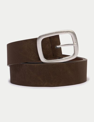 Ceinture marron fonc&eacute; femme