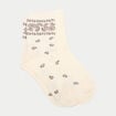 Lot de 2 paires de chaussettes ivoire femme