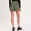 Jupe-short droite noir femme
