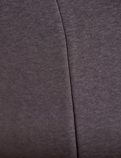 Jegging taille basse gris fonc&eacute; femme