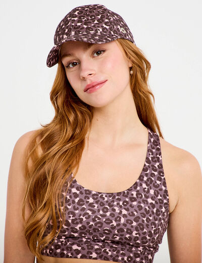 Casquette violet femme
