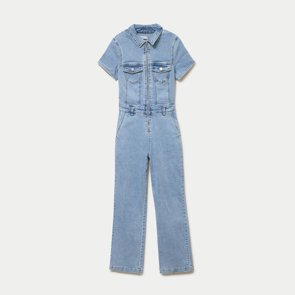 Combinaison pantalon en jean denim triple stone femme