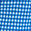 D&eacute;bardeur cropped bretelles bleu electrique femme