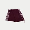 &Eacute;charpe chin&eacute;e bordeaux femme