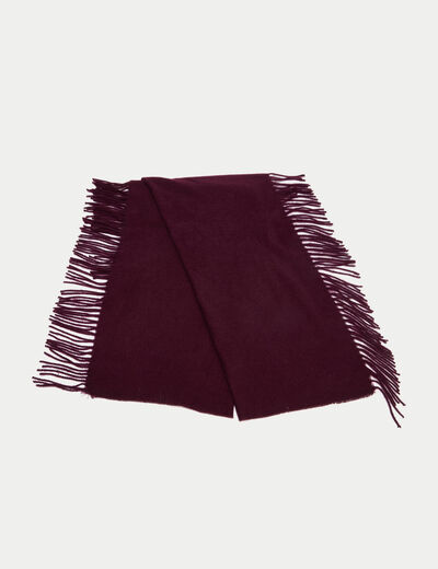 &Eacute;charpe chin&eacute;e bordeaux femme