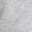 Pull col bardot manches longues gris clair femme