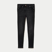 Jean skinny push-up taille standard denim noir femme
