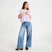 Gilet sans manches effet polaire parme femme