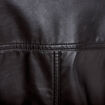 Veste effet boule manches longues noir femme