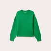 Pull col rond vert femme