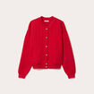 Veste manches longues rouge femme
